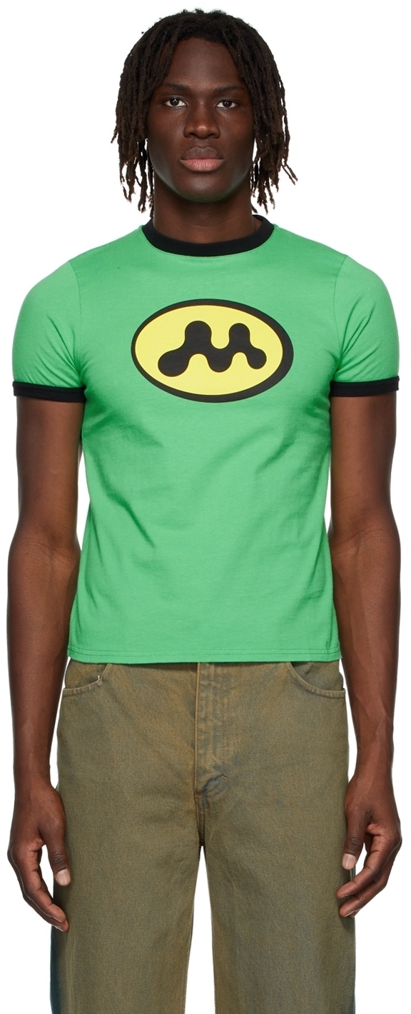 Mowalola Green Dropout T-Shirt Mowalola