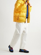 Polo Ralph Lauren - Logo-Embroidered Quilted Shell Hooded Down Jacket - Yellow