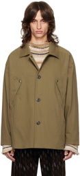 Kiko Kostadinov Green Annina Coat