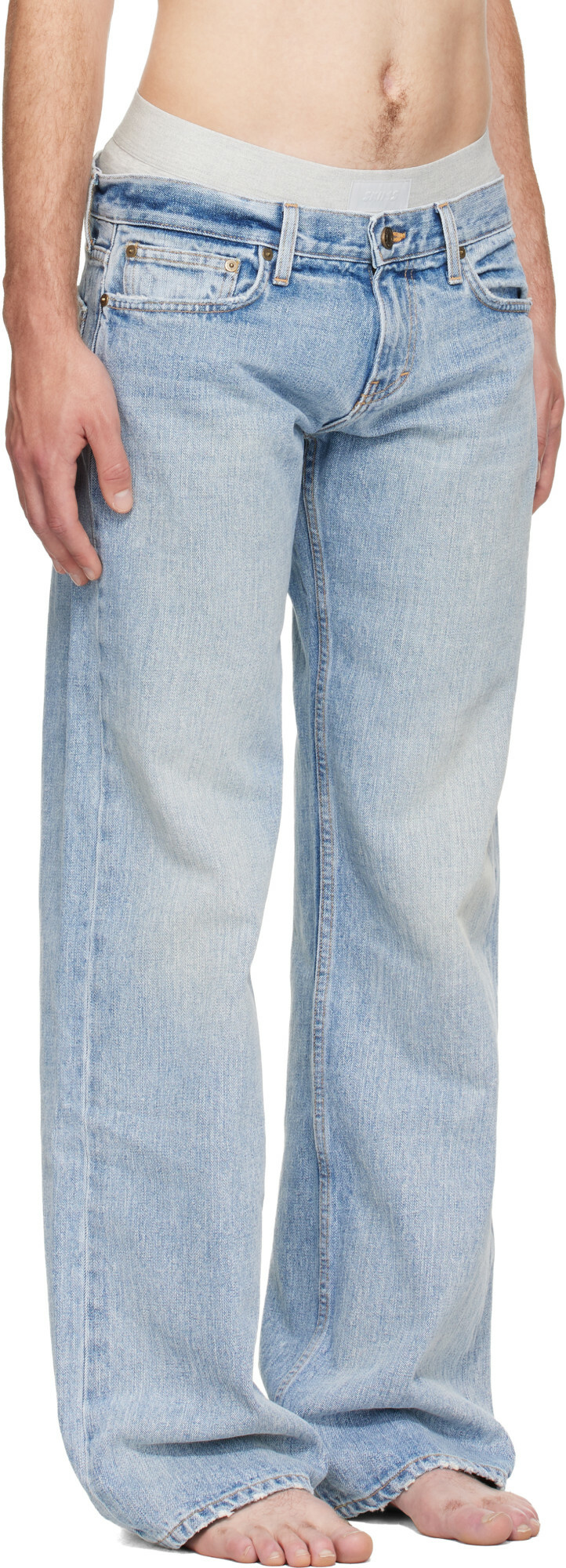 Raimundo Langlois Blue Bootcut Jeans