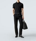 Saint Laurent Cotton-blend polo shirt
