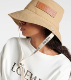 Loewe Logo canvas bucket hat