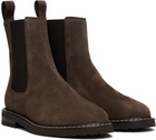 Legres Brown Suede Chelsea Boots