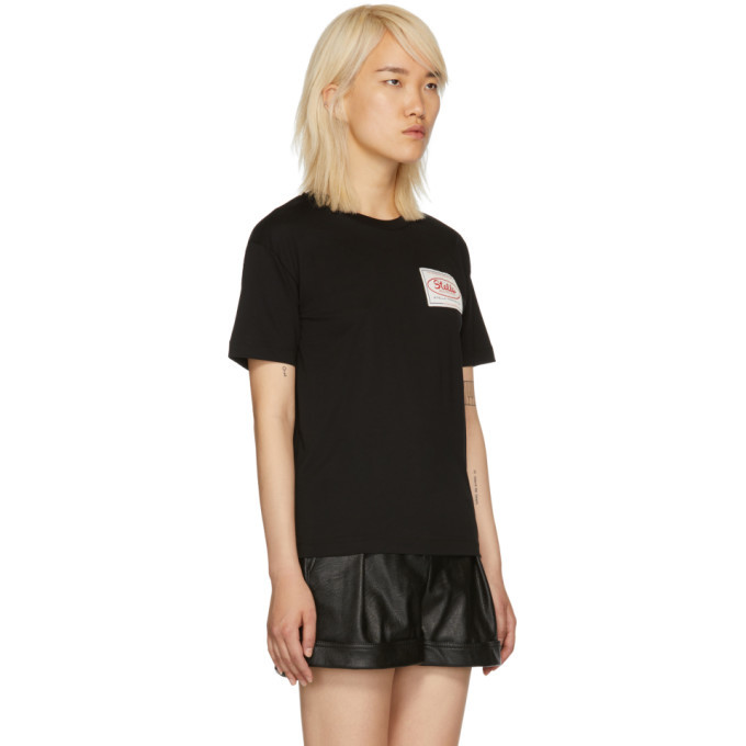 Stella McCartney Black Stella Tag T-Shirt Stella McCartney