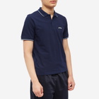 AMI Men's Logo Polo Shirt in Nautic Blue
