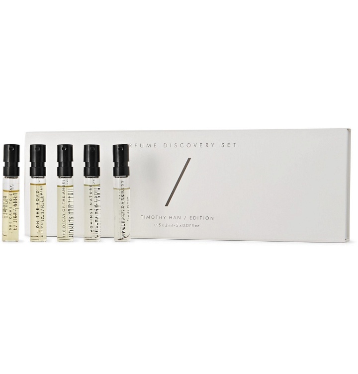 Photo: TIMOTHY HAN / EDITION - Perfume Discovery Set, 5 x 2ml - Colorless