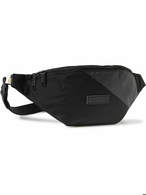 Photo: Master-Piece - Slant Leather-Trimmed Recycled CORDURA® ECO Belt Bag