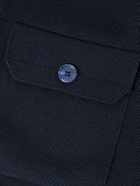 Orlebar Brown - Brigg Merino Wool Shirt Jacket - Blue