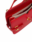 Balmain B-buzz Red Leather Handbag