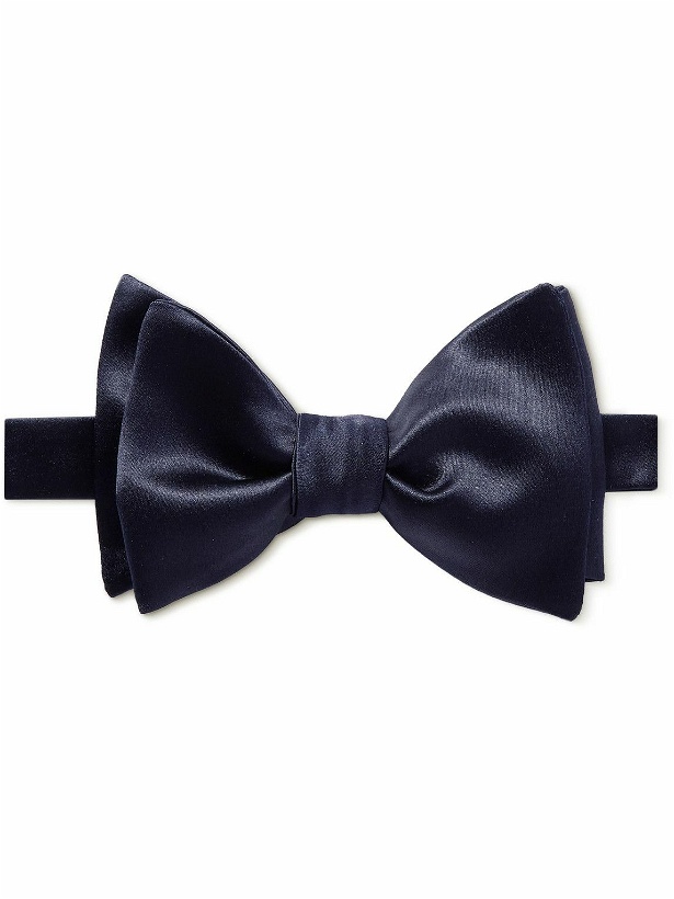 Photo: Brunello Cucinelli - Self-Tie Duchesse Cotton and Silk-Blend Satin Bow Tie