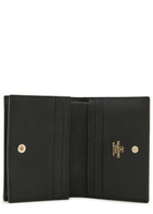 Valentino Rockstud Grained Leather Wallet - Black - One Size