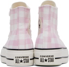Converse Pink & White Chuck Taylor All Star Gingham Sneakers