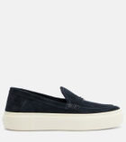 Hogan H705 suede slip-on shoes