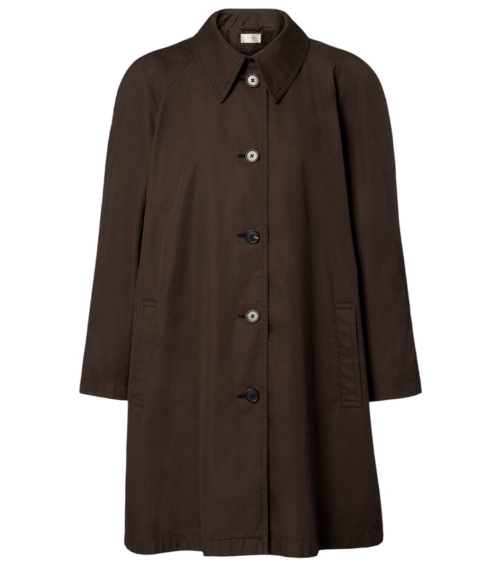 Photo: The Row Hawkins cotton and cashmere car coat