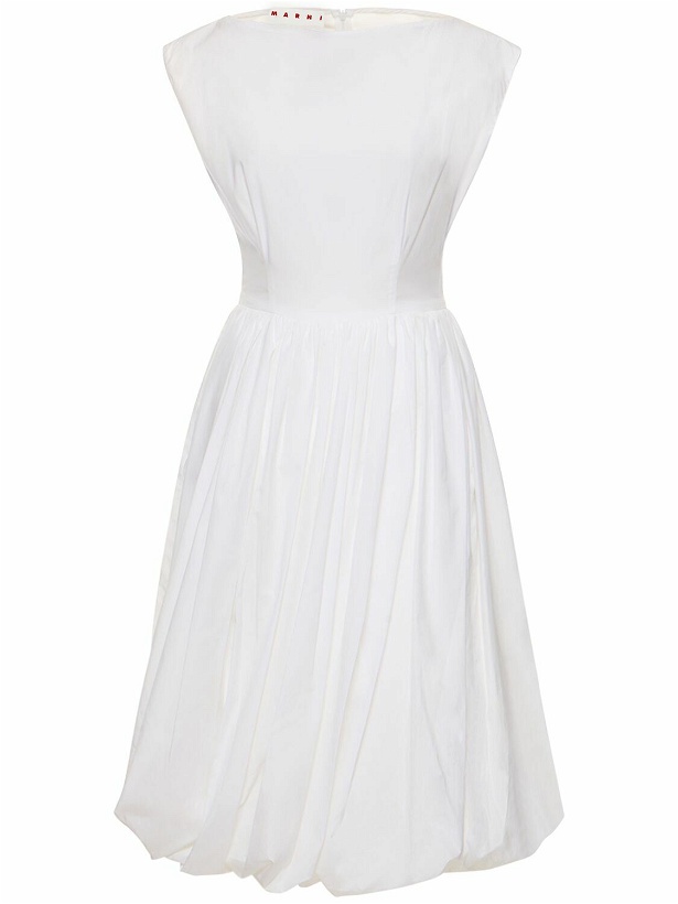 Photo: MARNI - Cotton Poplin Sleeveless Midi Dress