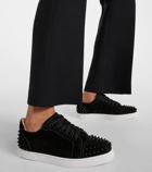 Christian Louboutin Vieira 2 spiked suede sneakers
