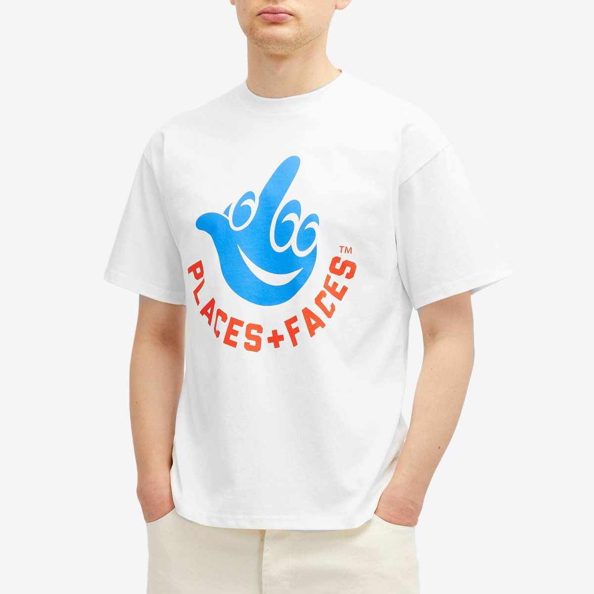 PLACES+FACES Men's Lucky T-Shirt in White