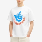 PLACES+FACES Men's Lucky T-Shirt in White