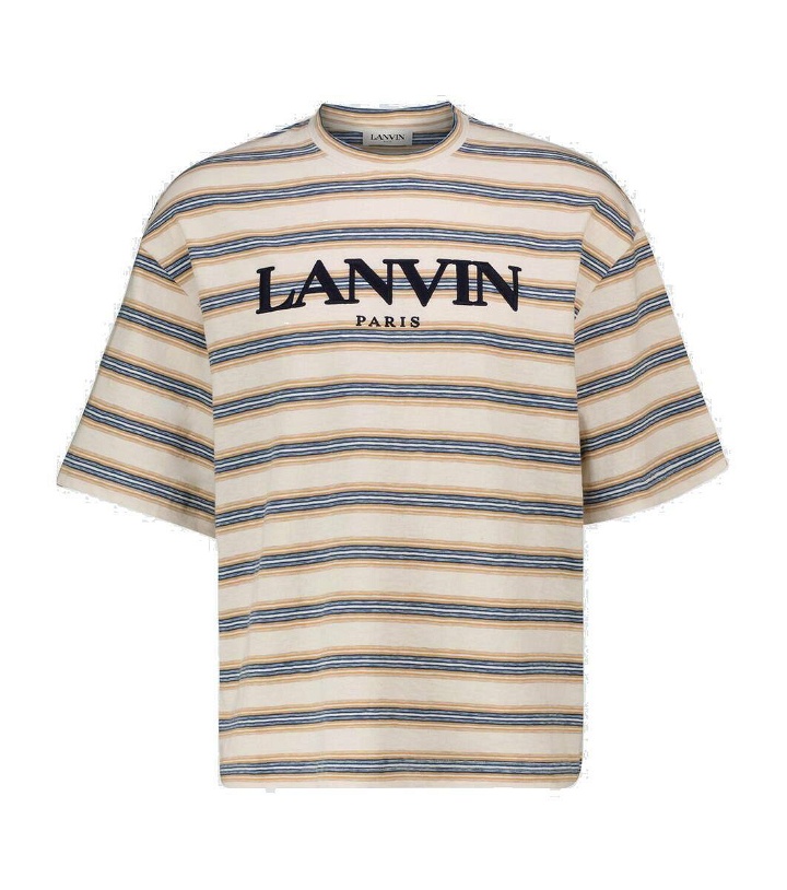 Photo: Lanvin Striped short-sleeved T-shirt
