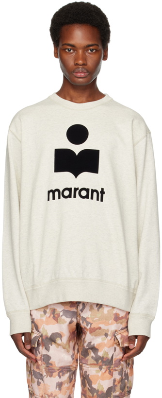 Photo: Isabel Marant Off-White Flocked Sweatshirt