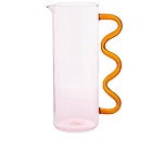Sophie Lou Jacobsen Wave Pitcher in Pink/Amber
