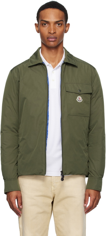 Photo: Moncler Khaki Archivio Vigeon Down Jacket