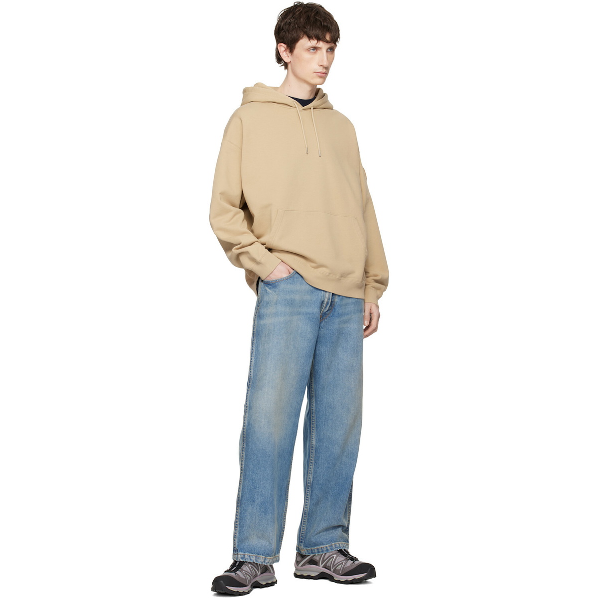 Canada Goose Beige 'Tonal Label' Rove Hoodie