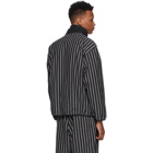 Nanamica Black Vertical Stripe Jacket