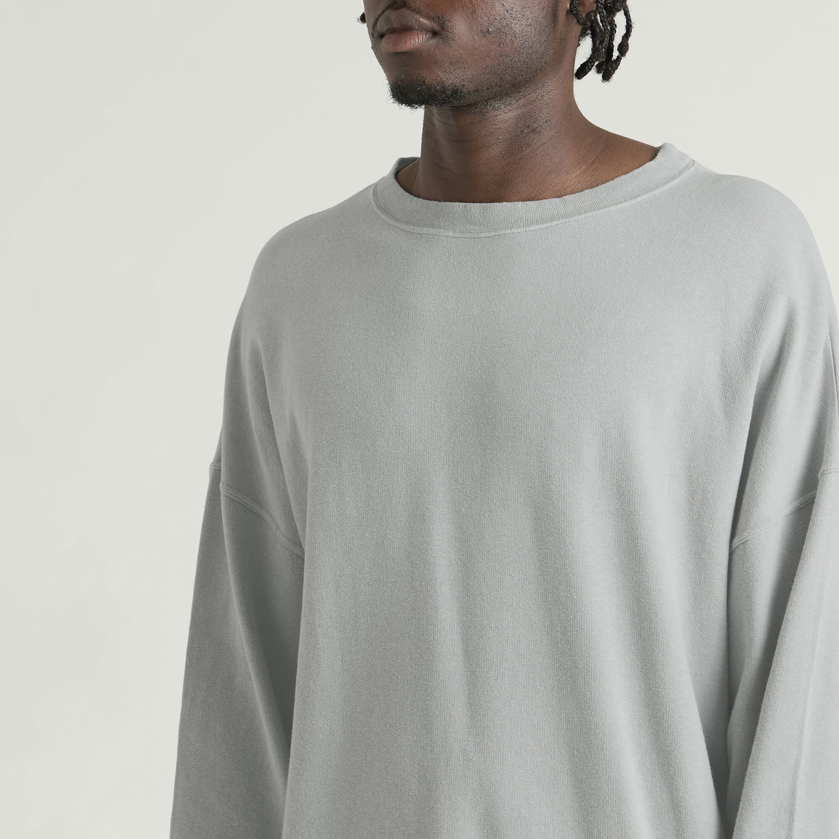 Our Legacy Men's Sunfaded Ash Rogue Loopback Slack Sweatshirt