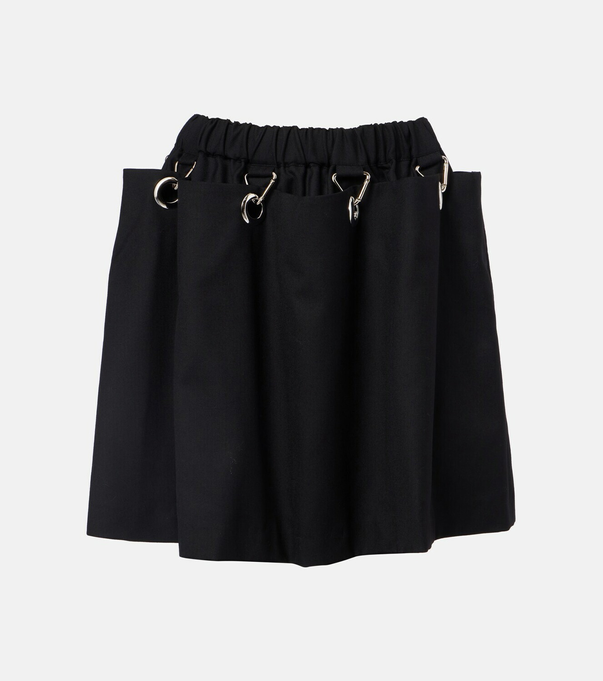 Noir Kei Ninomiya Wool miniskirt