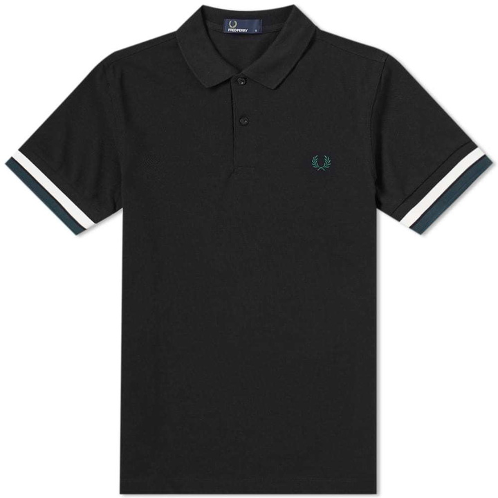 Photo: Fred Perry Bold Cuff Pique Polo