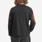 Adidas Men's x Clot Raglan Long Sleeve T-Shirt in Black