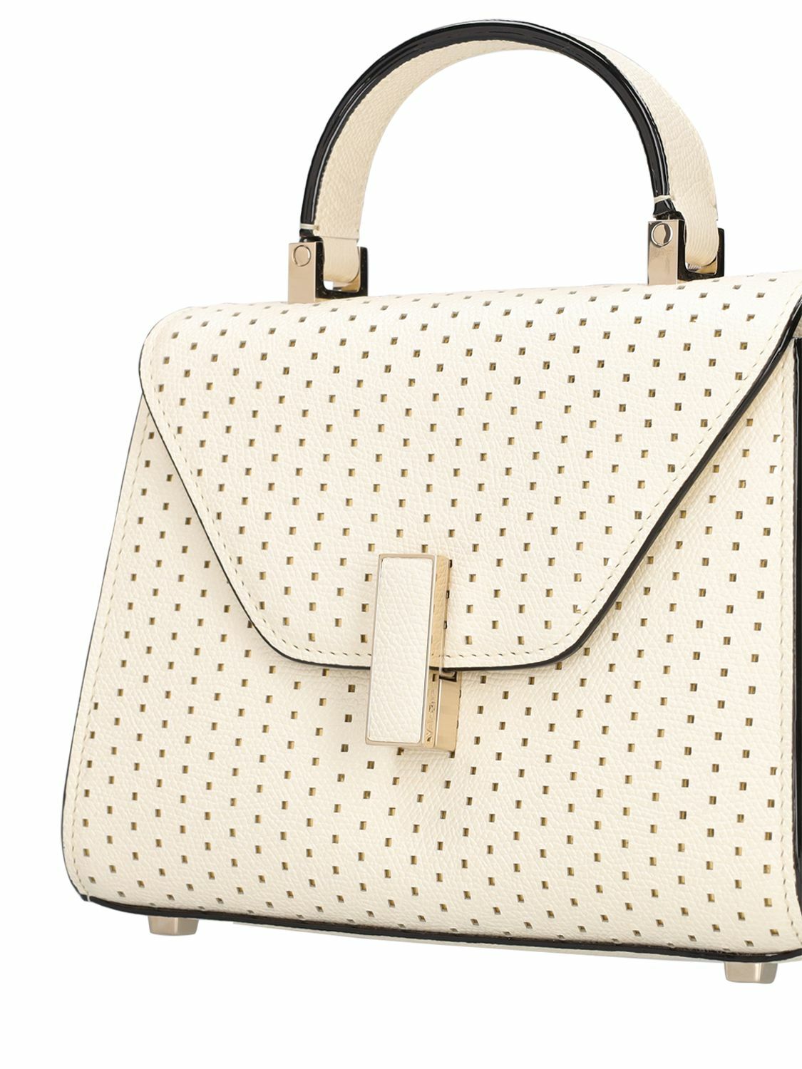 VALEXTRA - Micro Iside Laminated Top Handle Bag Valextra