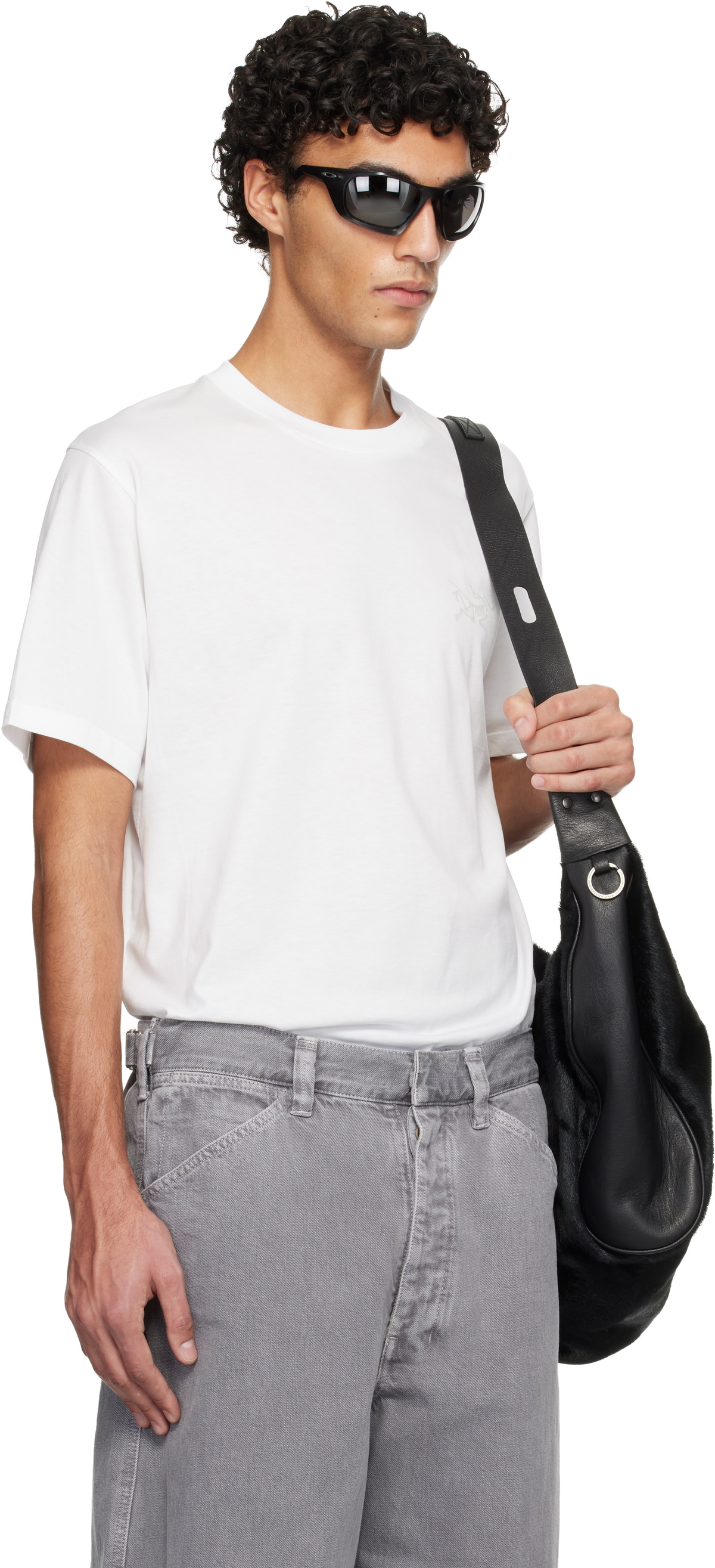 Arc'teryx White Kragg SL Cotton SS T-shirt