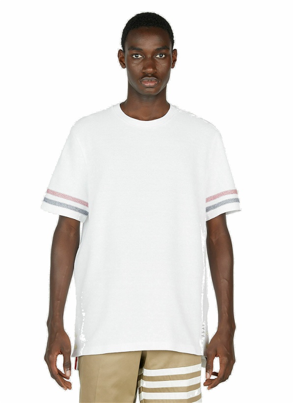 Photo: Thom Browne - Textured T-Shirt in White