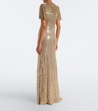 Jenny Packham Kiku embellished gown