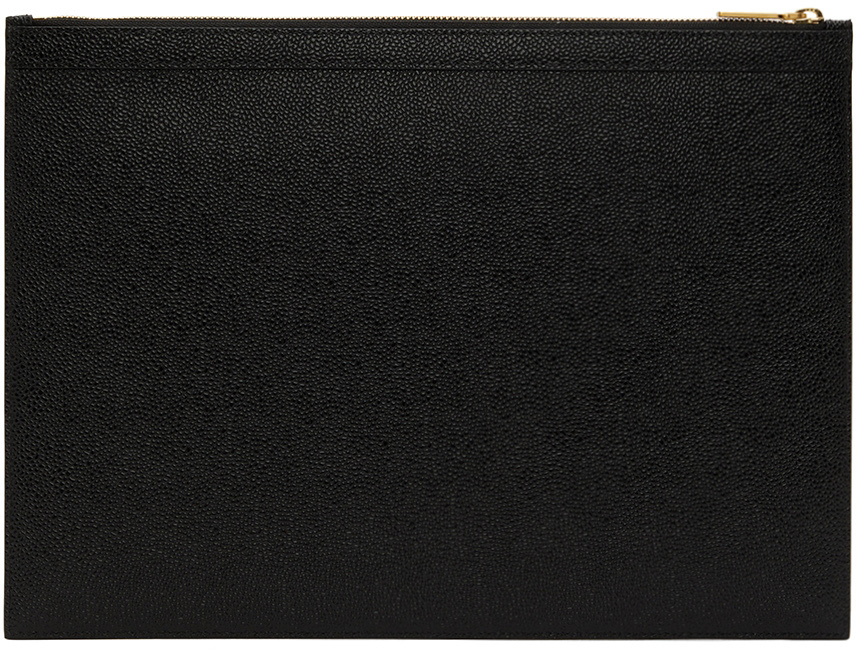 Thom Browne Black Medium Document Holder