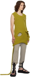 Rick Owens Green Banana Sweater