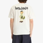 Human Made Men's Polo Tiger T-Shirt in White
