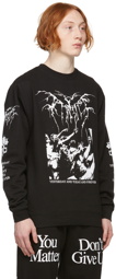 Praying SSENSE Exclusive Black Metal Sweatshirt