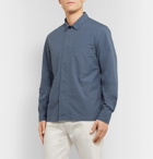 Mr P. - Cotton-Ripstop Overshirt - Blue
