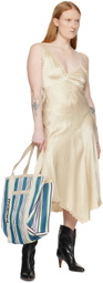 Isabel Marant Beige & Blue Darwen Tote