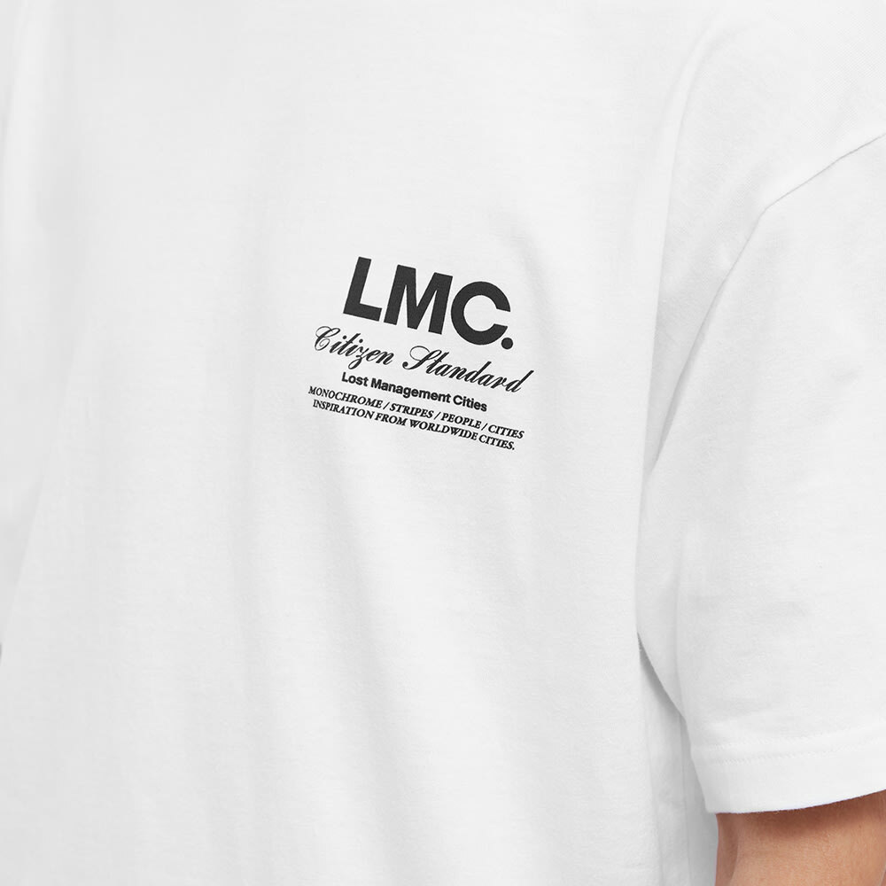 [LMC]UNISEX●ANGEL STRIPE TEE LMC Men's Babe Angel T-Shirt in White LMC