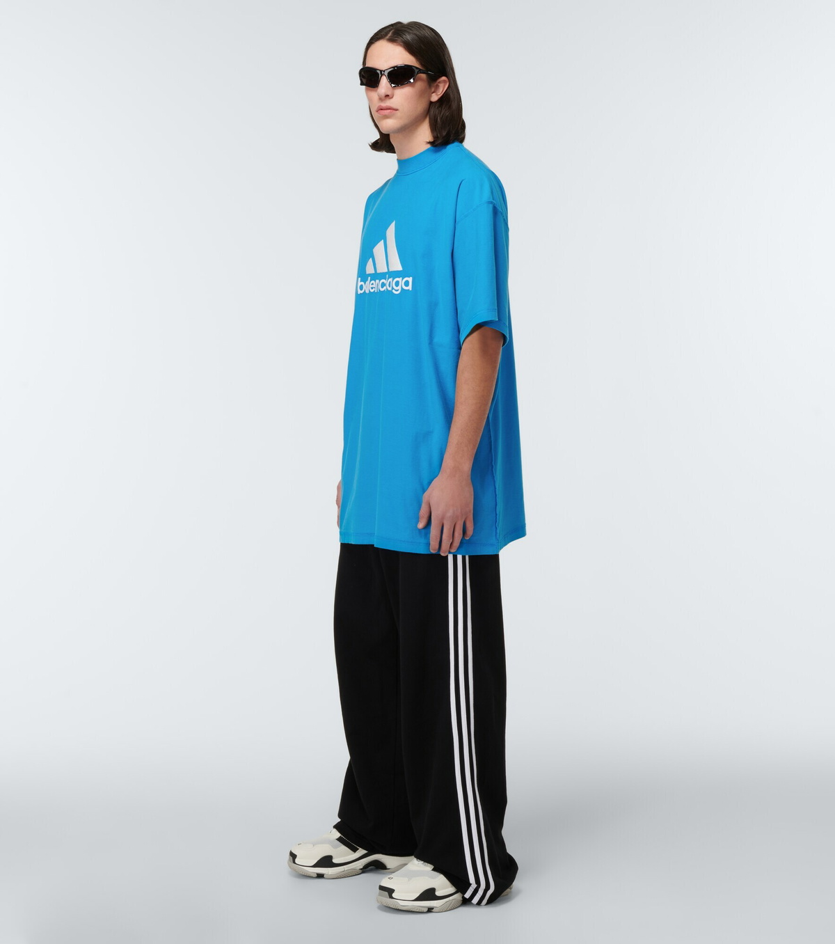 Balenciaga - x Adidas Logo cotton T-shirt Balenciaga