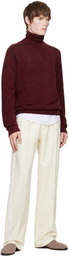 Maison Margiela Off-White Mohair Trousers
