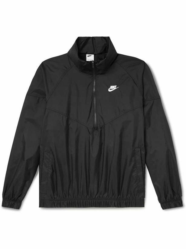 Photo: Nike - Windrunner Logo-Embroidered Shell Hooded Jacket - Black