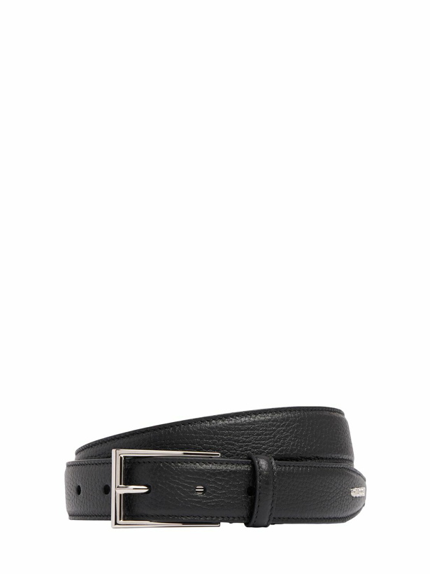 Photo: GUCCI 3cm Gucci Script Leather Belt