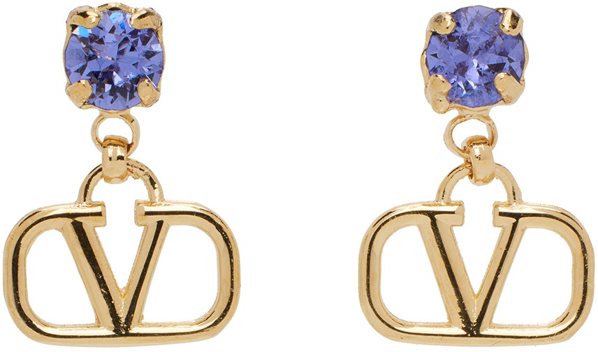 Valentino Garavani Gold VLogo Signature Earrings