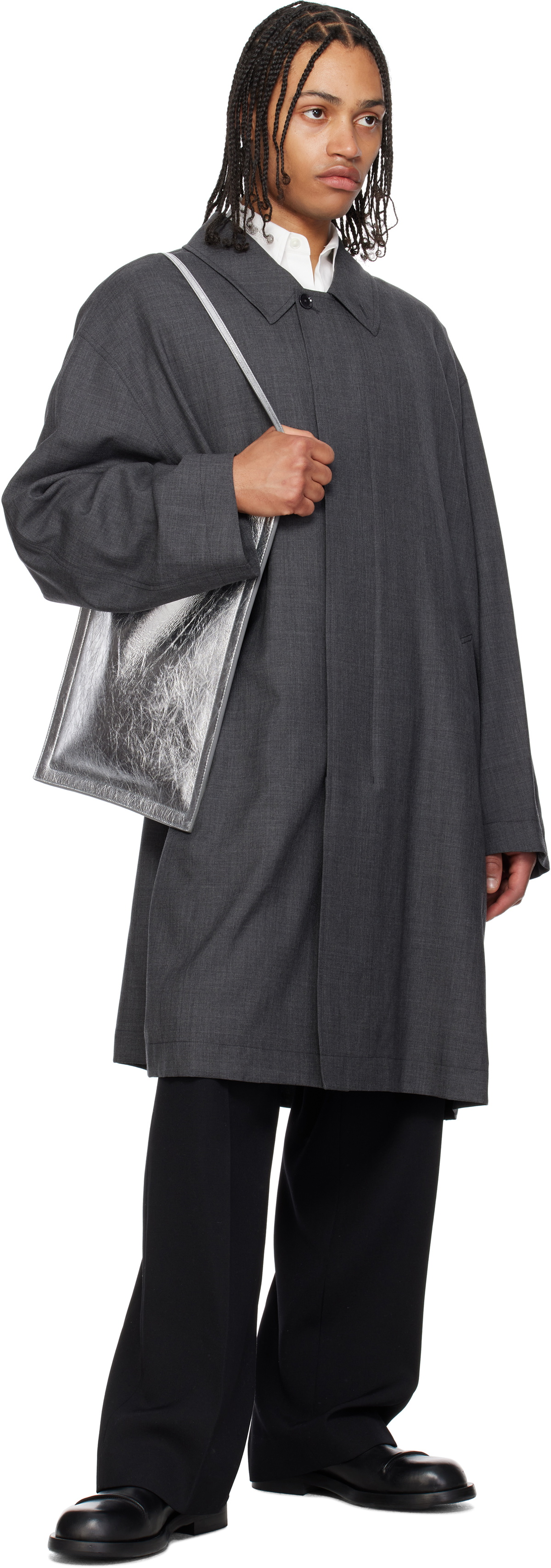 Bally Silver Beckett Tote