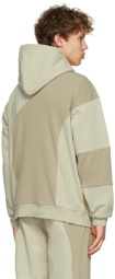 Dime Khaki Cotton Hoodie